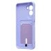 Чехол-накладка - SC304 с картхолдером для "Xiaomi Poco M7 Plus" (light violet) (241670)#2139843
