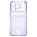 Чехол-накладка - SC300 с картхолдером для "Apple iPhone 17 Pro" (violet) (242576)#2126588