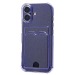 Чехол-накладка - SC300 с картхолдером для "Apple iPhone 17" (violet) (242572)#2140129
