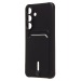 Чехол-накладка - SC304 с картхолдером для "Samsung Galaxy S25 FE" (black) (242281)#2126627