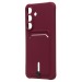 Чехол-накладка - SC304 с картхолдером для "Samsung Galaxy S25 FE" (bordo) (242282)#2126624