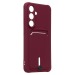 Чехол-накладка - SC304 с картхолдером для "Samsung Galaxy S25 FE" (bordo) (242282)#2126625