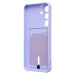 Чехол-накладка - SC304 с картхолдером для "Samsung Galaxy S25 FE" (light violet) (242283)#2126926