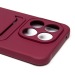 Чехол-накладка - SC304 с картхолдером для "Xiaomi 15T" (bordo) (242301)#2126906