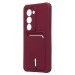 Чехол-накладка - SC304 с картхолдером для "Xiaomi Redmi 15 4G" (bordo) (241426)#2126714
