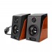 Актив.колонки 2.0 TFN Speakеr BS13-09 6Вт, питание от сети/USB, пластик, Brown, шт#2125617