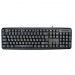 Клавиатура USB Oklick 180M мембранная, 104 клавиши, Black, шт#2125609