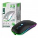 Мышь беспроводная Perfeo LUX (C3591) оптическая, 4кн., 1600dpi, 2.4G+BT, подстветка, type-C черный, шт#2125594