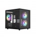 Корпус Invader Q3S кубик + 3 ARGB вентилятора + пылевой фильтр + закаленное стекло, Micro-ATX, Mini-, шт#2158982