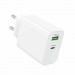 Адаптер сетевой Borofone BA108A (30W, QС3.0, PD, 2 порта) Белый#2131924