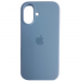 Чехол силиконовый Silicone Case ORG iPhone 17 голубой (17)#2127479