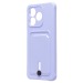 Чехол-накладка - SC304 с картхолдером для "Honor X5c" (light violet) (242340)#2128088