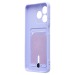 Чехол-накладка - SC304 с картхолдером для "Honor X5c" (light violet) (242340)#2128086