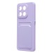 Чехол-накладка - SC337 с картхолдером для "Honor X7d 5G" (light violet) (241711)#2127863
