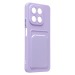 Чехол-накладка - SC337 с картхолдером для "Honor X7d 5G" (light violet) (241711)#2127864