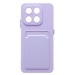 Чехол-накладка - SC337 с картхолдером для "Honor X7d 5G" (light violet) (241711)#2127862