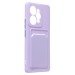 Чехол-накладка - SC337 с картхолдером для "Realme 15" (light violet) (241768)#2127876