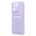 Чехол-накладка - SC337 с картхолдером для "Tecno Pova 7 Pro 5G" (light violet) (241468)#2127896