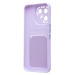 Чехол-накладка - SC337 с картхолдером для "Tecno Pova 7 Pro 5G" (light violet) (241468)#2128456