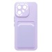 Чехол-накладка - SC337 с картхолдером для "Tecno Pova 7 Pro 5G" (light violet) (241468)#2127895