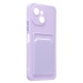 Чехол-накладка - SC337 с картхолдером для "Tecno Spark 40C" (light violet) (241449)#2127906