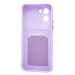Чехол-накладка - SC337 с картхолдером для "Xiaomi Poco M7 4G" (light violet) (241692)#2128112