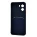 Чехол-накладка - SC337 с картхолдером для "Xiaomi Poco M7 Plus" (dark blue) (241672)#2128120