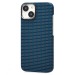 Чехол-накладка Cellis SM009 POSH KEVLAR SafeMag для "Apple iPhone 14" (ocean blue) (241609)#2129873