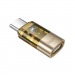 Переходник Type-C - Lightning вход HOCO UA36D золотой#2127933