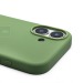 Чехол-накладка ORG Silicone Case с анимацией для "Apple iPhone 17" (light moss) (241525)#2129220