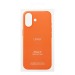 Чехол-накладка ORG Silicone Case с анимацией для "Apple iPhone 17" (orange) (241524)#2129300