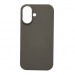 Чехол Silicone Case (YD) для iPhone 16 серый титан#2129884