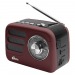 Радиоприемник трёхдиапазонный RITMIX RPR-033 CHOCOLATE, Bluetooth v.5.3, USB флэш/microSD, MP3, вход USB Type-C, шоколадный(1/30)#2129435