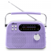 Радиоприёмник RITMIX RPR-045 LAVENDER, Bluetooth v.5.3, FM/AM/SW, USB, micro SD, кабель Type-C - USB (1/16)#2129411