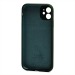 Чехол-накладка ORG Soft Touch с закрытой камерой для "Apple iPhone 11" (dark green) (240574)#2129180
