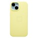 Чехол-накладка ORG Soft Touch для "Apple iPhone 15" (milk yellow) (242130)#2129994