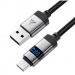 Кабель USB - TypeC ACEFAST C15-04 Display (черный) 1.2м#2137137