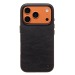 Чехол-накладка Cellis SM031 SafeMag для "Apple iPhone 17 Pro" Натуральная кожа (black) (242202)#2136305