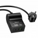 Сетевой удлинитель Hoco AC33, 1.5м, EU + (PD30W/2C1A), 2500W, черный#2134325