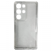 Чехол силиконовый Samsung S25 Ultra прозрачный с блестками SILVER#2134388