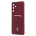 Чехол-накладка - SC304 с картхолдером для "Samsung Galaxy M55 5G" (bordo) (241898)#2135066