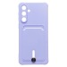 Чехол-накладка - SC304 с картхолдером для "Samsung Galaxy M55 5G" (light violet) (241899)#2135070