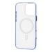 Чехол-накладка - SM041 SafeMag для "Apple iPhone 16 Pro Max" (transparent/blue) (243333)#2138413