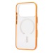 Чехол-накладка - SM041 SafeMag для "Apple iPhone 17 Pro" (transparent/orange) (243322)#2138403