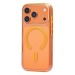 Чехол-накладка - SM041 SafeMag для "Apple iPhone 17 Pro" (transparent/orange) (243322)#2138404
