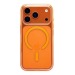 Чехол-накладка - SM041 SafeMag для "Apple iPhone 17 Pro" (transparent/orange) (243322)#2138405
