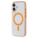 Чехол-накладка - SM041 SafeMag для "Apple iPhone 17" (transparent/orange) (243318)#2136331