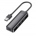 Хаб USB KAKUSIGA KSC-1409-G (4USB) черный#2135872