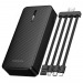 Внешний аккумулятор 20 000 mAh BOROFONE BJ84A (USB/PD/3 кабеля/LED инд.бат) черный#2138854