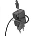Адаптер Сетевой с кабелем Hoco N62 Gentle PD Type-C 3A/30W (Type-C/Type-C) (black) (241810)#2137562